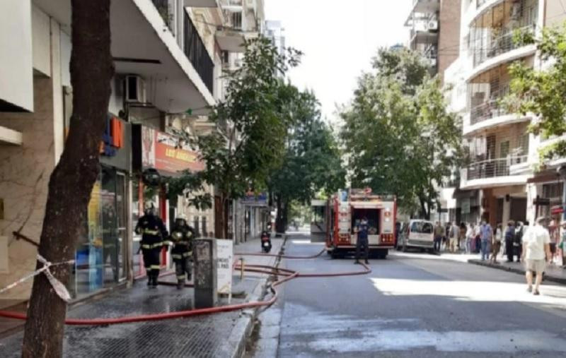 Incendio en un edificio en Almagro