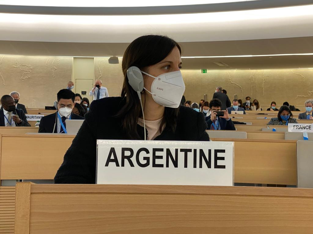 Cecilia Meirovich, directora de Derechos Humanos de la Cancillería Argentina, en la ONU, AGENCIA NA