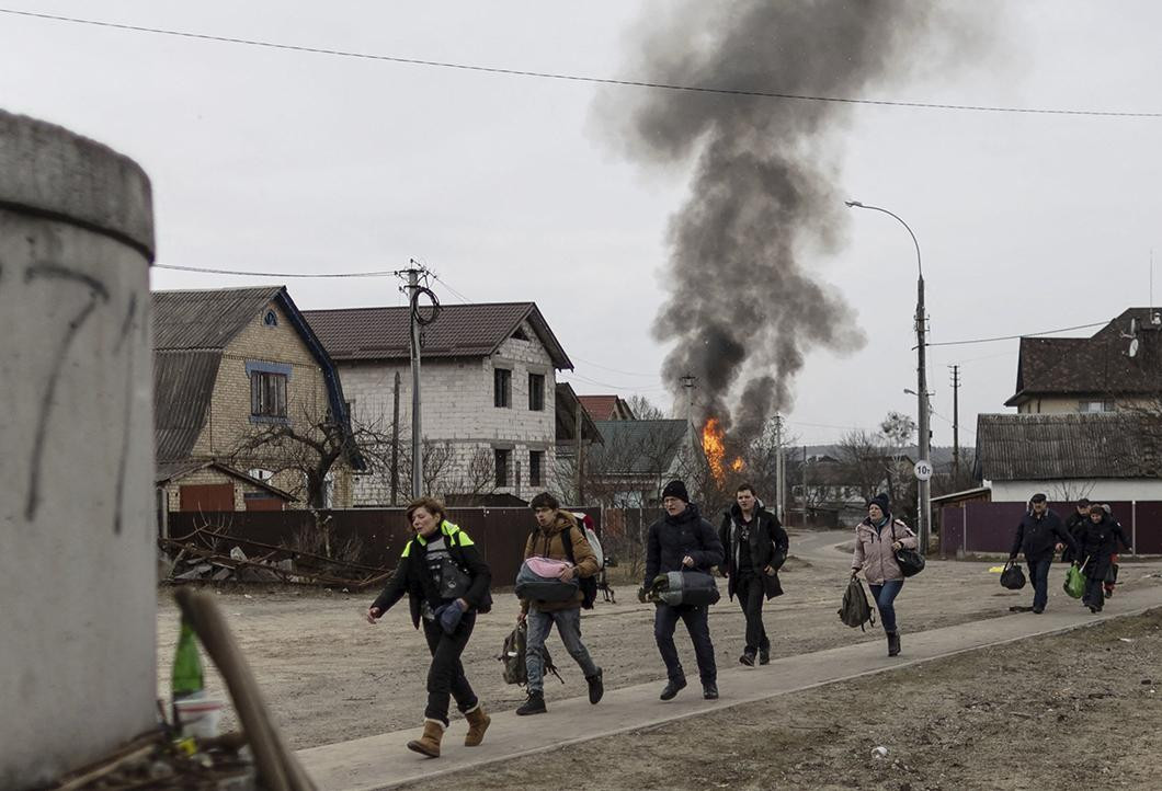 Conflicto entre Rusia y Ucrania, evacuación, población civil, refugiados, Reuters