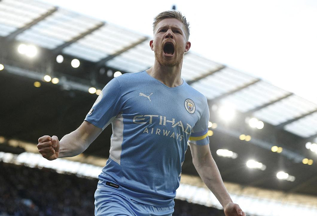 Festejo de gol del Manchester City, fútbol inglés, Reuters