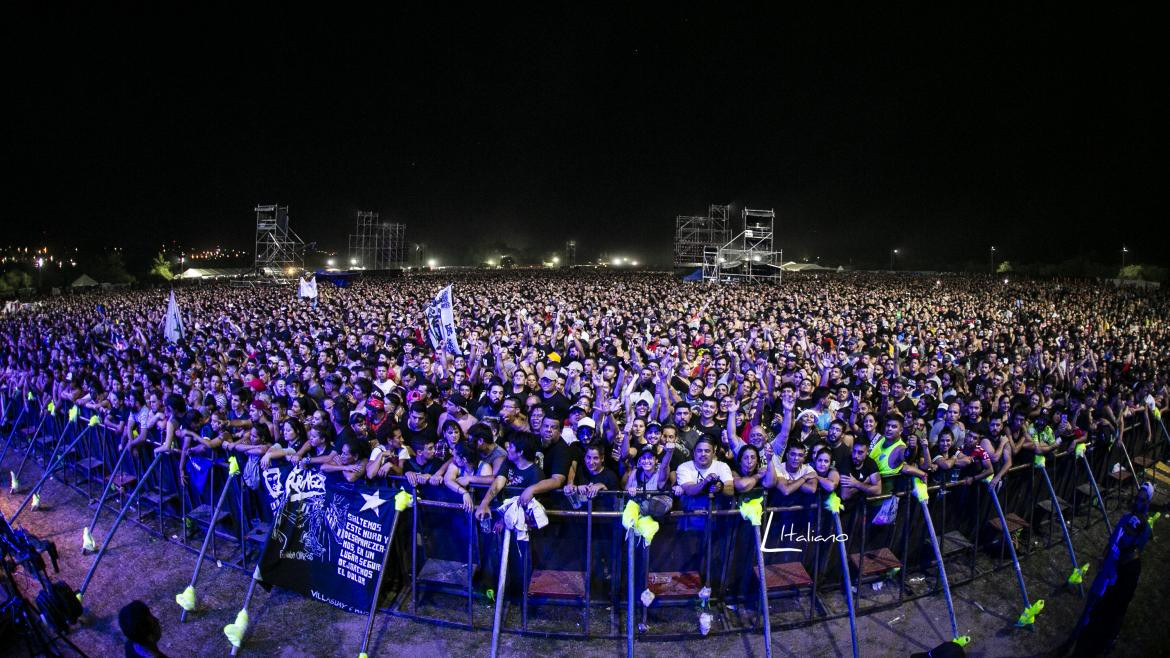 La Renga se presentó ante 60.000 personas en Córdoba
