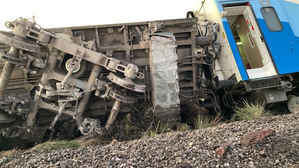 Descarriló un tren en Olavarría