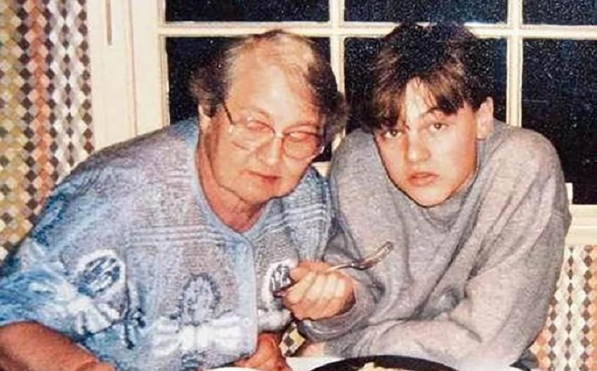 Leonardo DiCaprio y su abuela, Helena InderBirken