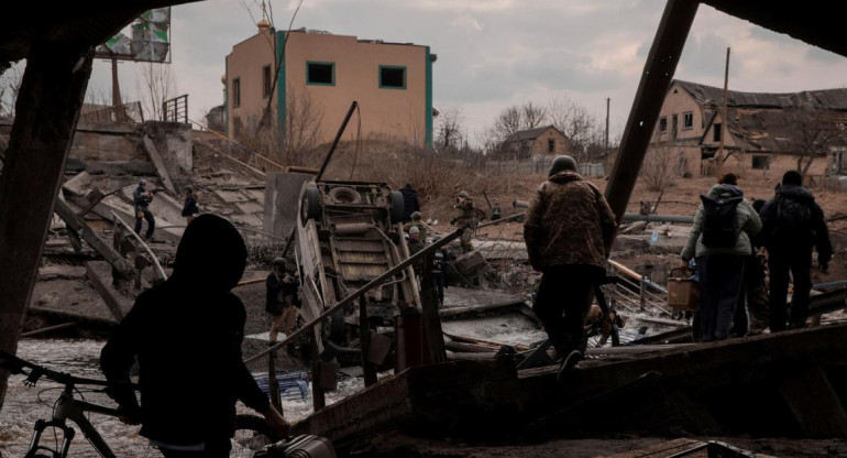 Conflicto entre Rusia y Ucrania, destrucción de ciudades, ataques, Reuters