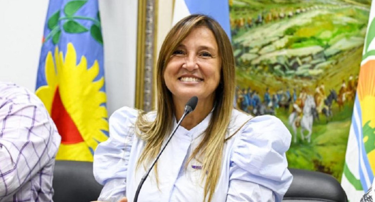 Karina Menéndez, intendenta de Merlo