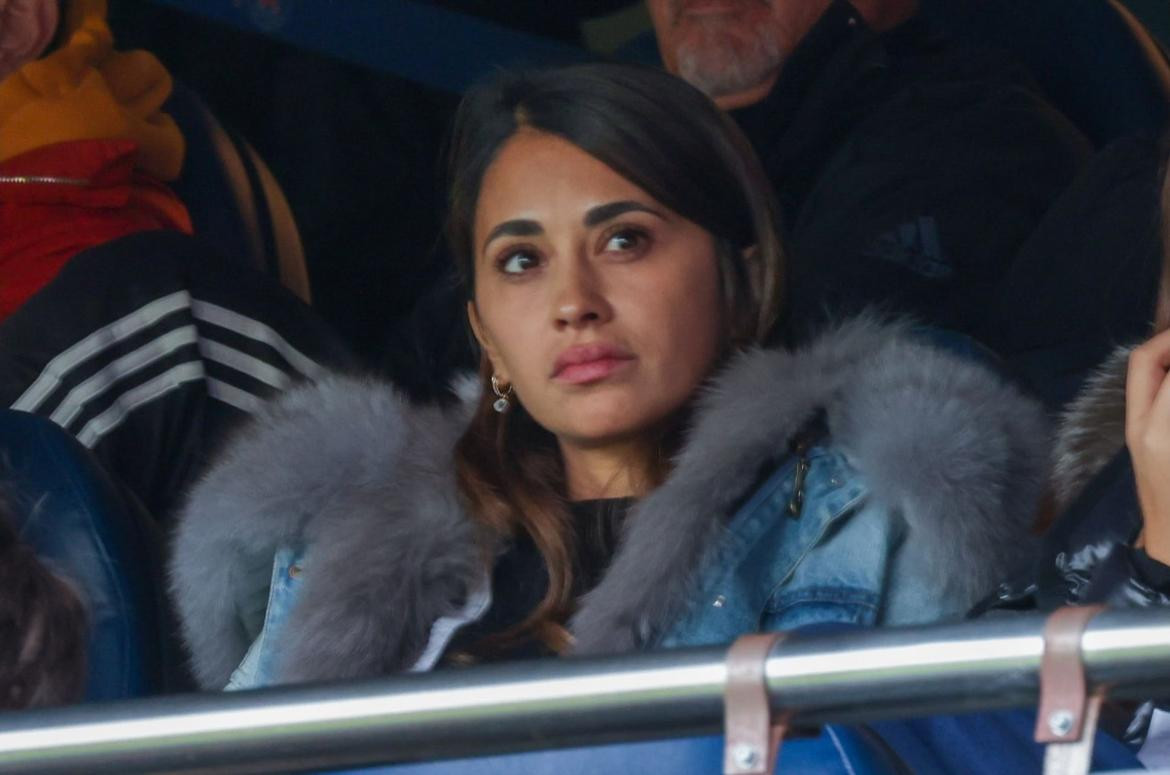 Antonella Rocuzzo, esposa de Leo Messi en Paris.