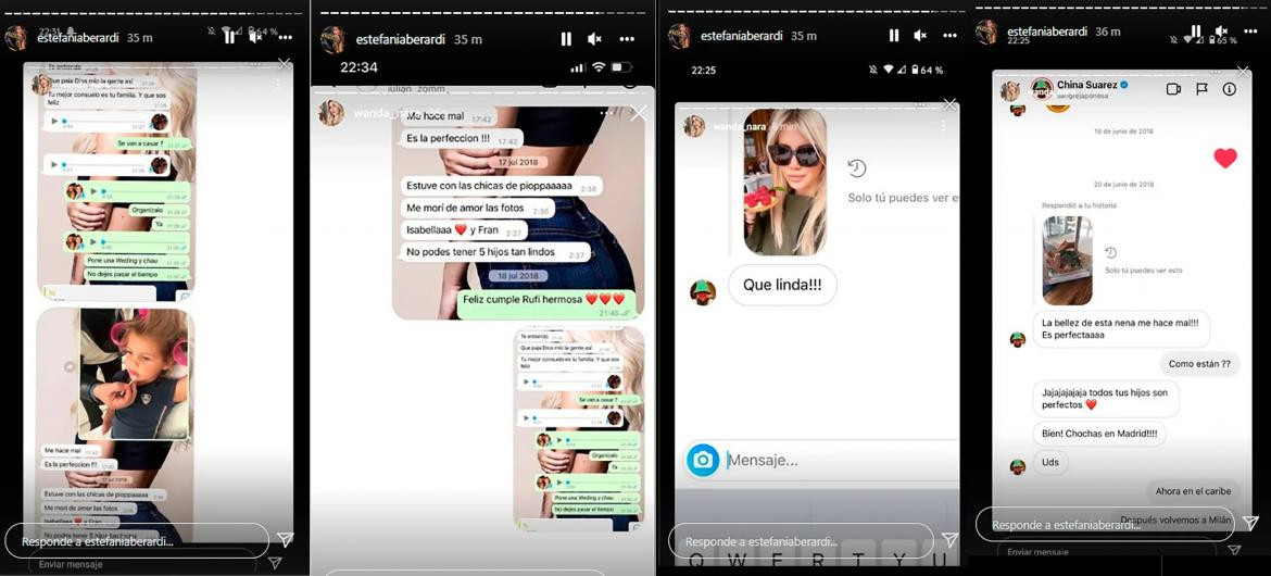 Hackeo de cuenta de Wanda Nara con los chats con la China Suárez