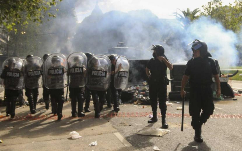 Incidentes en el Congreso, foto NA