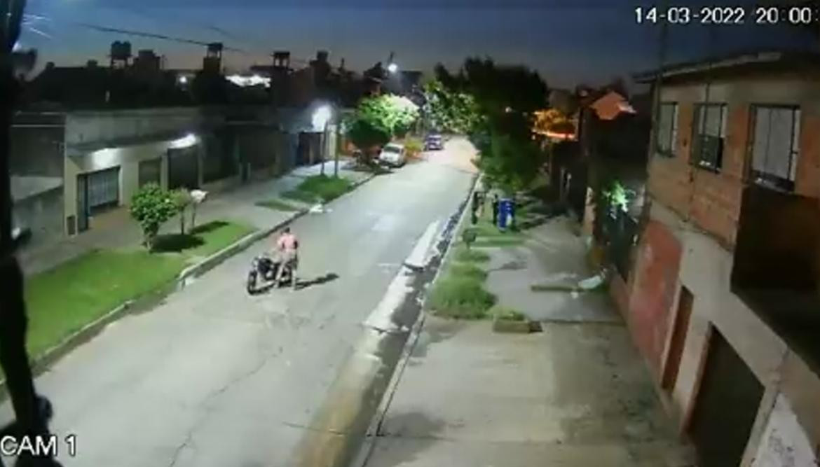Motochorro linchado, captura video