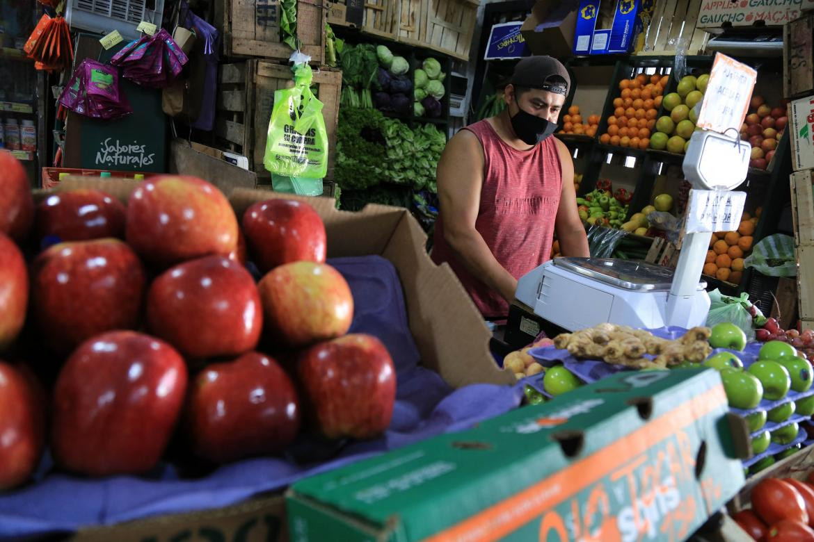 Inflación, supermercado, consumo, frutas y verduras NA	