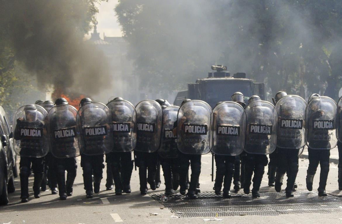 Policia, Congreso, foto NA