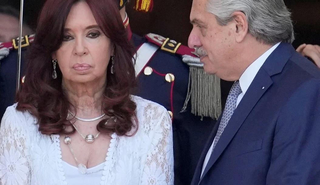 Cristina Fernández de Kirchner y Alberto Fernández, acto