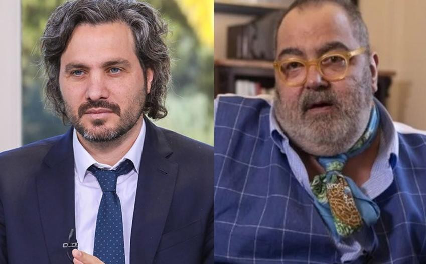 Santiago Cafiero y Jorge Lanata, AGENCIA NA