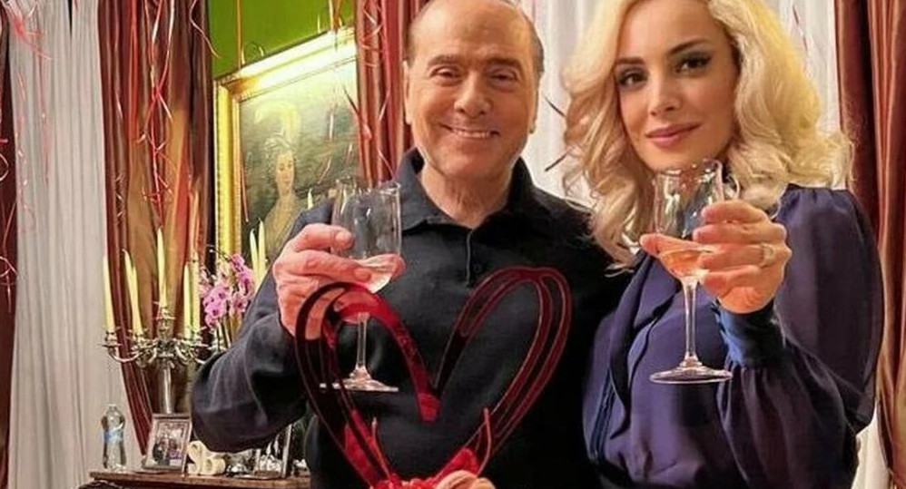 Berlusconi y su nueva esposa, Marta Fascina