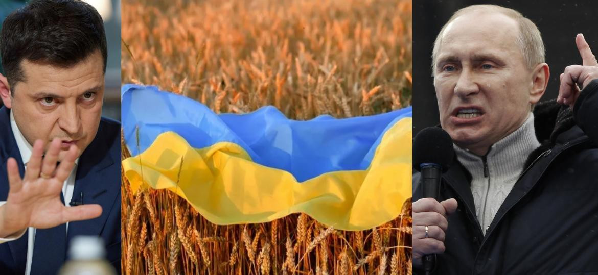 Conflicto entre Rusia y Ucrania, Vladimir Putin, Volodimir Zelenski, alimentos para Europa
