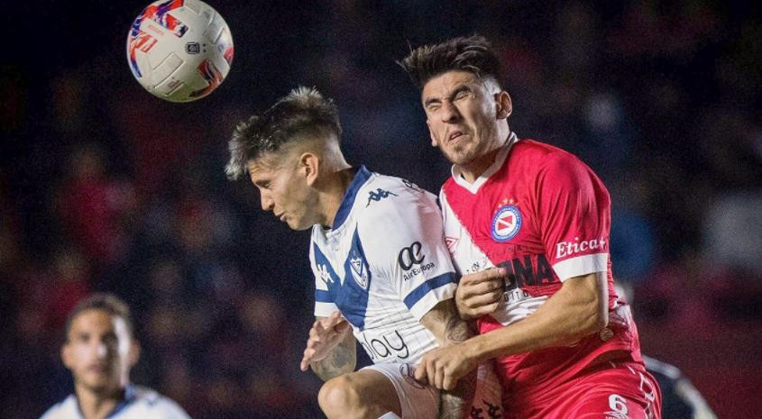 Argentinos Juniors vs Vélez, fútbol argentino, foto NA