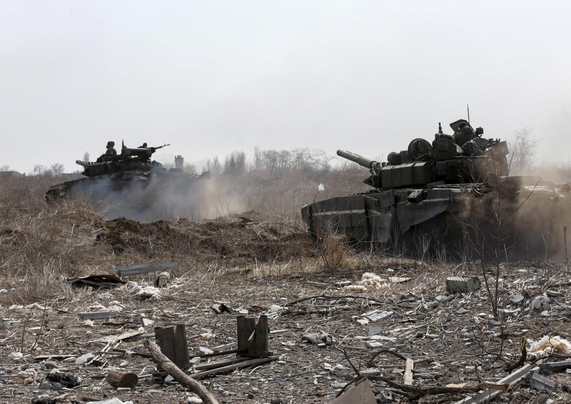 Conflicto entre Rusia y Ucrania, tanques de guerra, Reuters