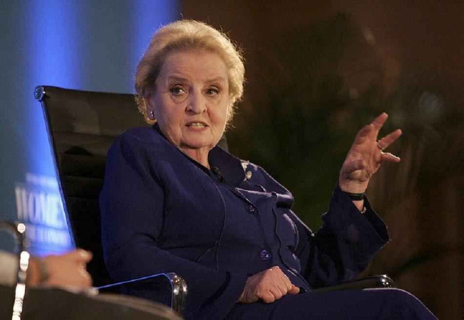 Madeleine Albright, la primera mujer en encabezar el Departamento de Estado de Estados Unidos, falleció de cáncer hoy a los 84 años. Foto NA