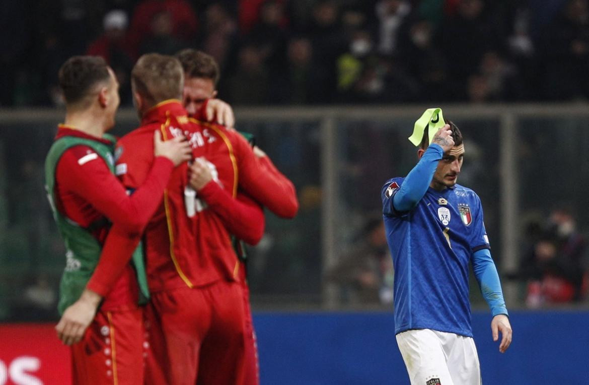 Eliminatorias europeas, Italia vs. Macedonia del Norte, REUTERS