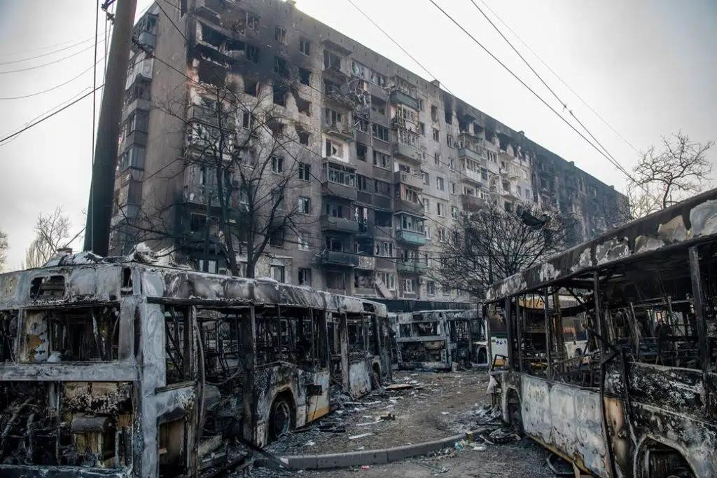 Bombardeo ruso en Ucrania, foto EFE