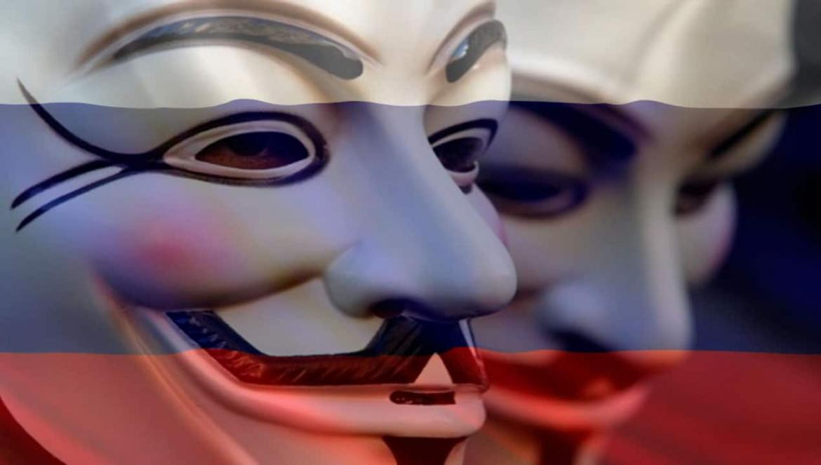 Anonymous en Rusia