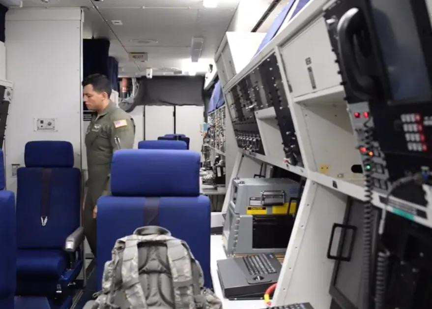 Interior del Boeing 747 E4-B