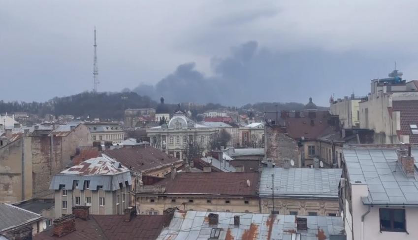 Ataque de Rusia a la ciudad de Lviv, en Ucrania