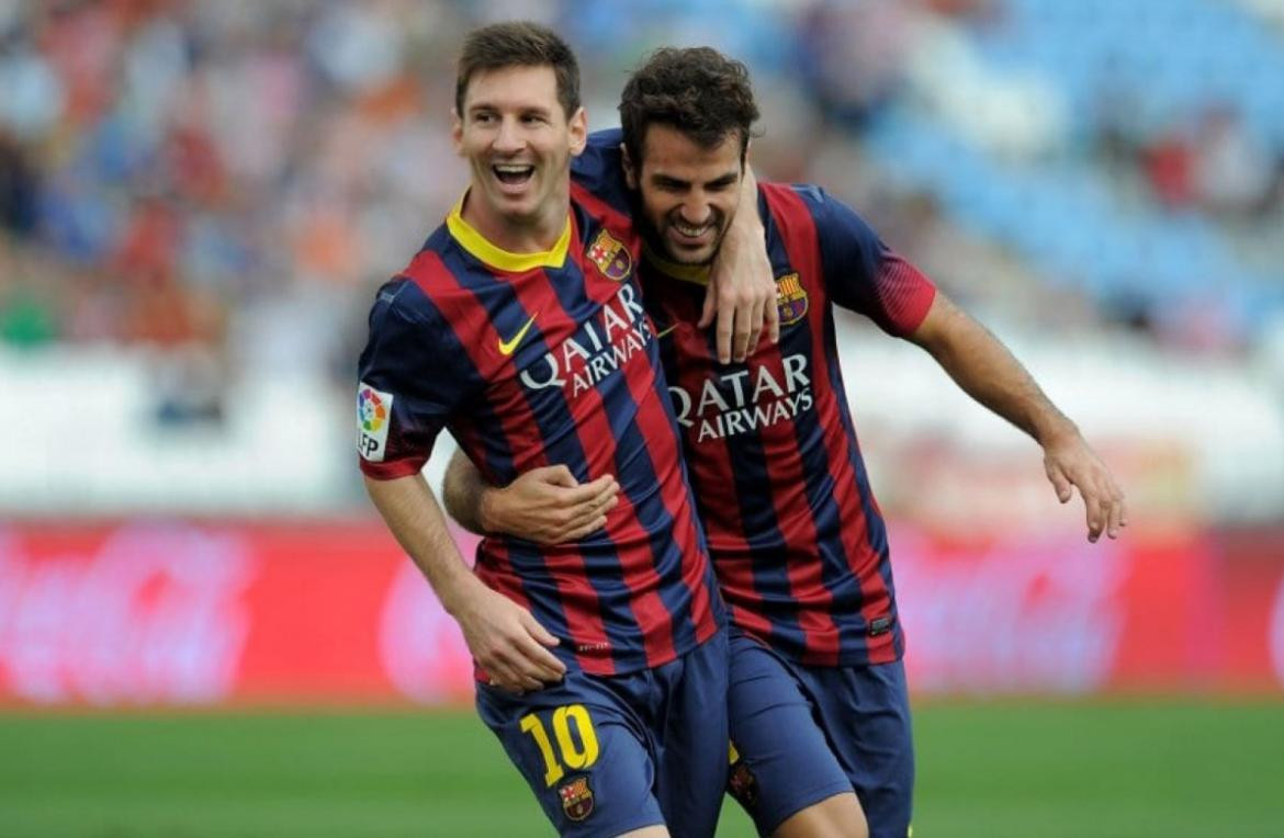 Lionel Messi y Cesc Fábregas, Barcelona FC, NA