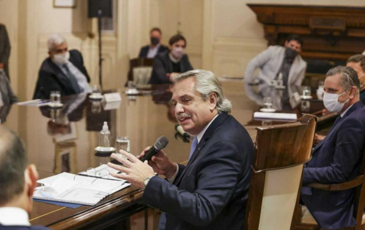 Alberto Fernández, presidente de Argentina, reunión, NA	