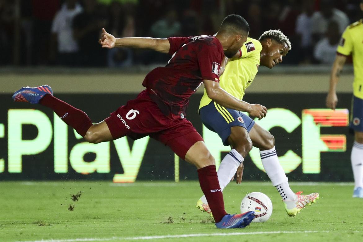 Venezuela vs Colombia, Eliminatorias, Mundial Qatar, EFE