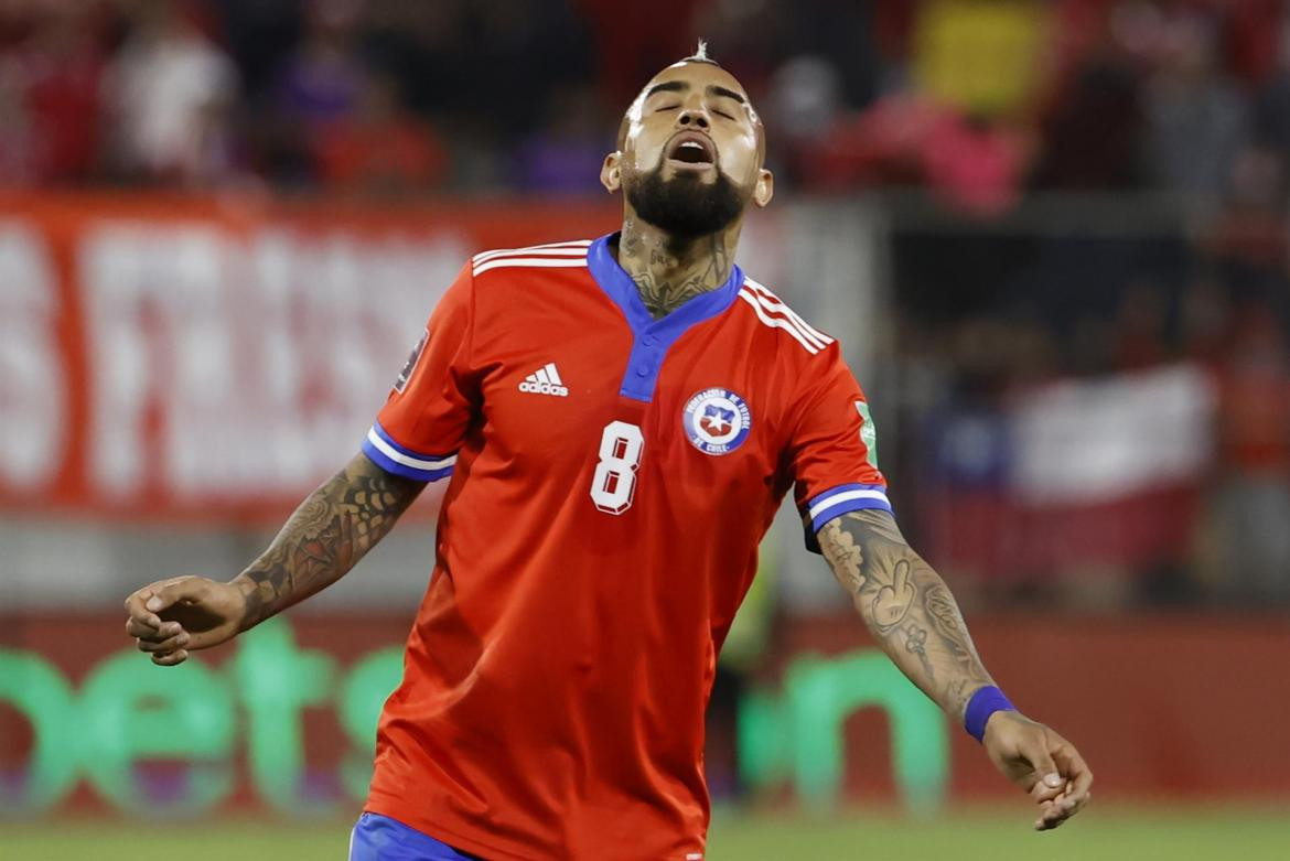 Chile vs Uruguay, Eliminatorias, Vidal, EFE