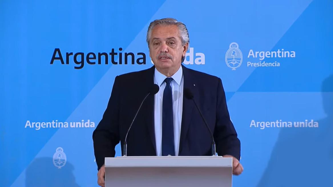 Alberto Fernández, presidente de Argentina, conferencia