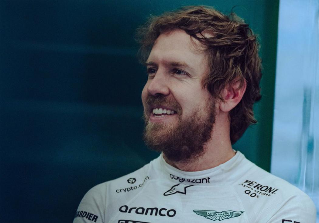 Sebastian Vettel, Foto Twitter Aston Martin F1