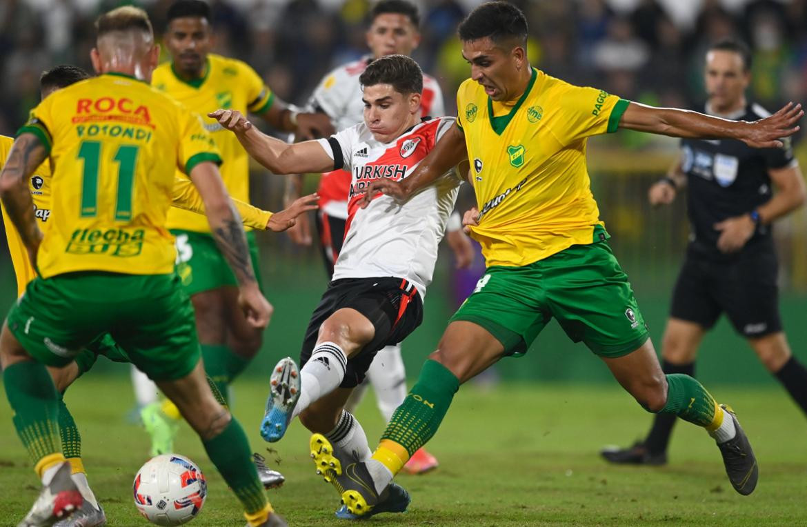 River vs. Defensa y Justicia, fútbol argentino, NA