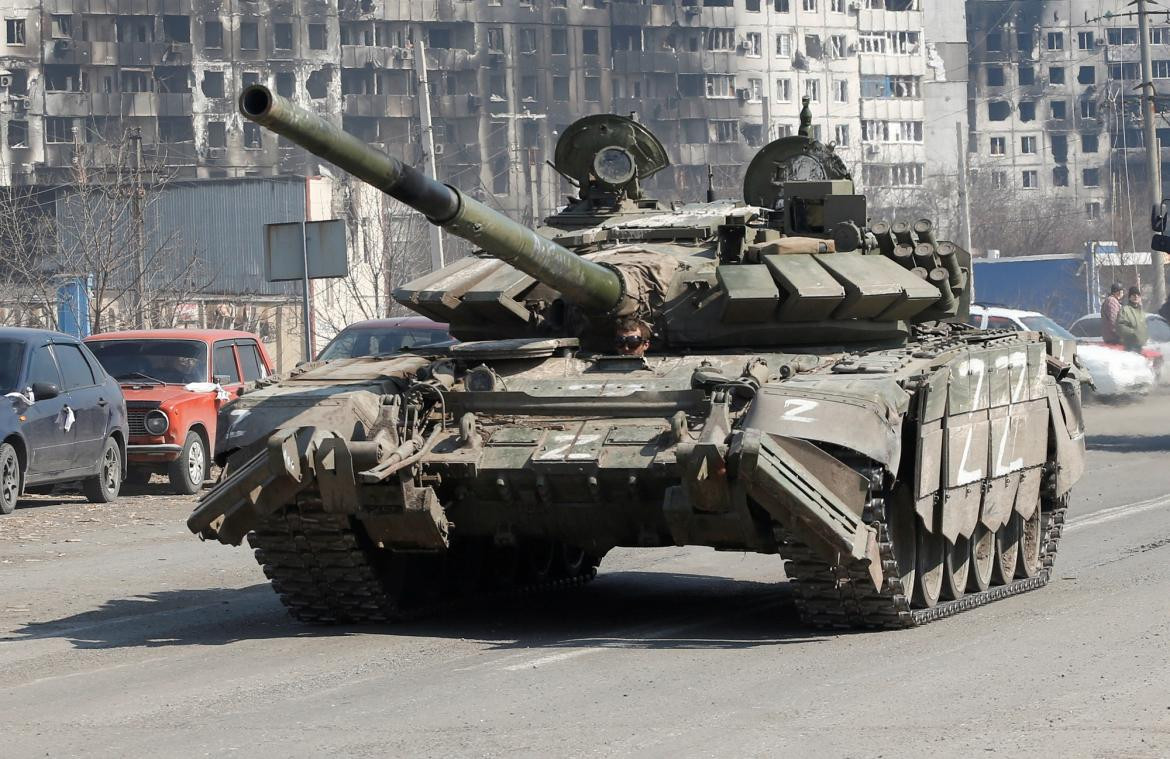 Conflicto Rusia-Ucrania, tanque de guerra, Reuters
