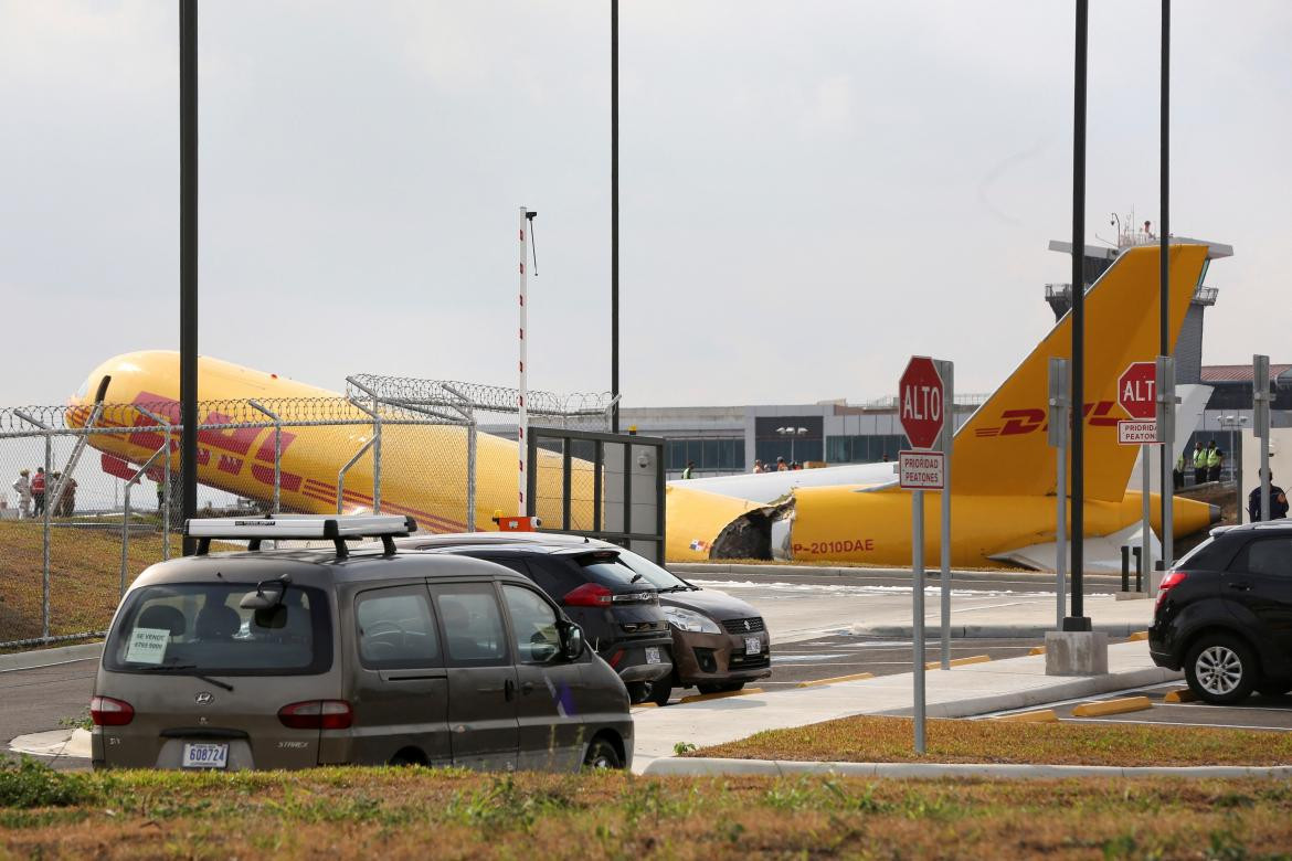 Accidente de un avión de carga en Costa Rica, REUTERS