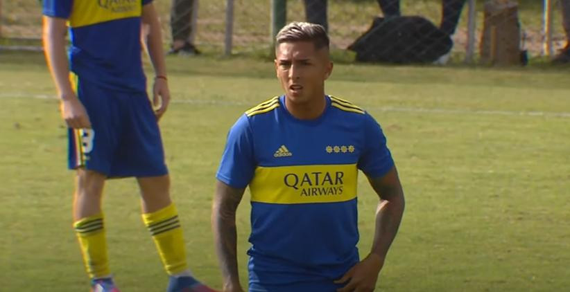 Agustín Almendra en la Reserva de Boca