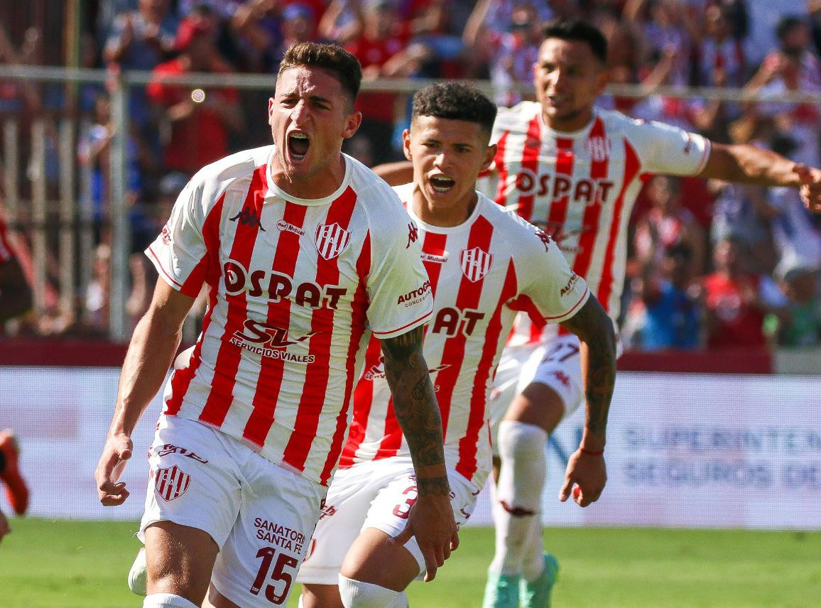 Unión vs Newells, fútbol argentino, foto NA