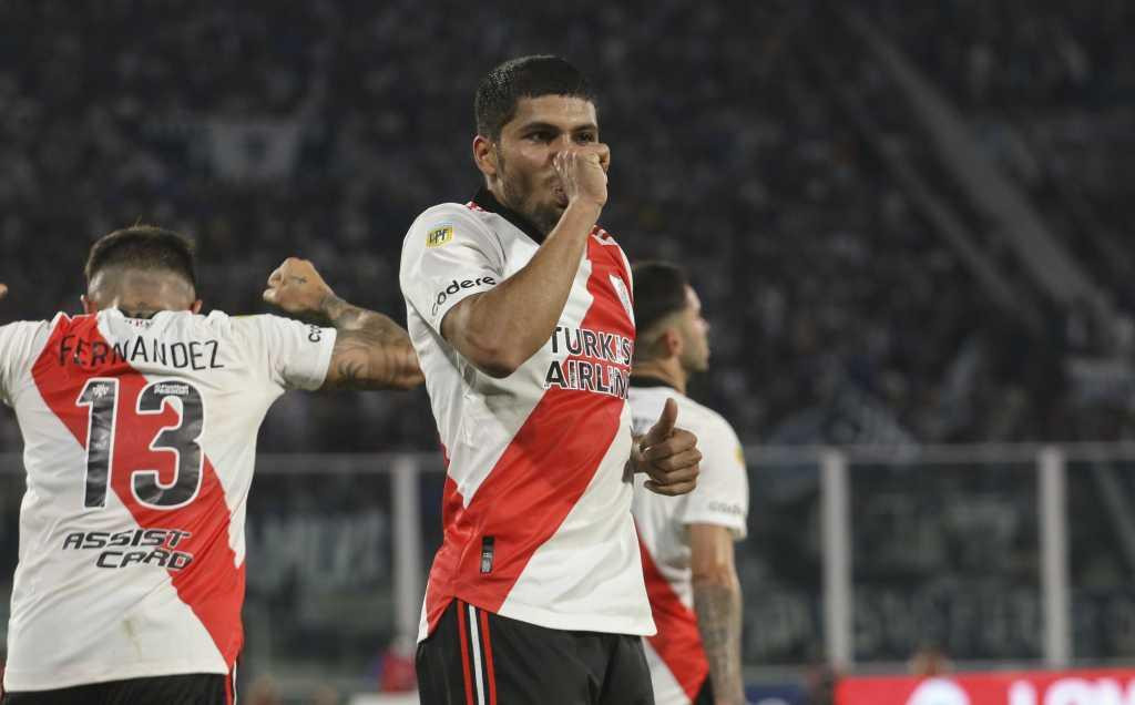 Robert Rojas, jugador de River, Foto NA