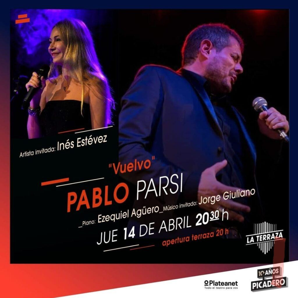 Inés Estévez y Pablo Parsi