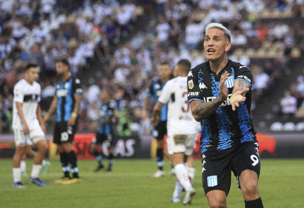 Platense vs. Racing, fútbol argentino, NA