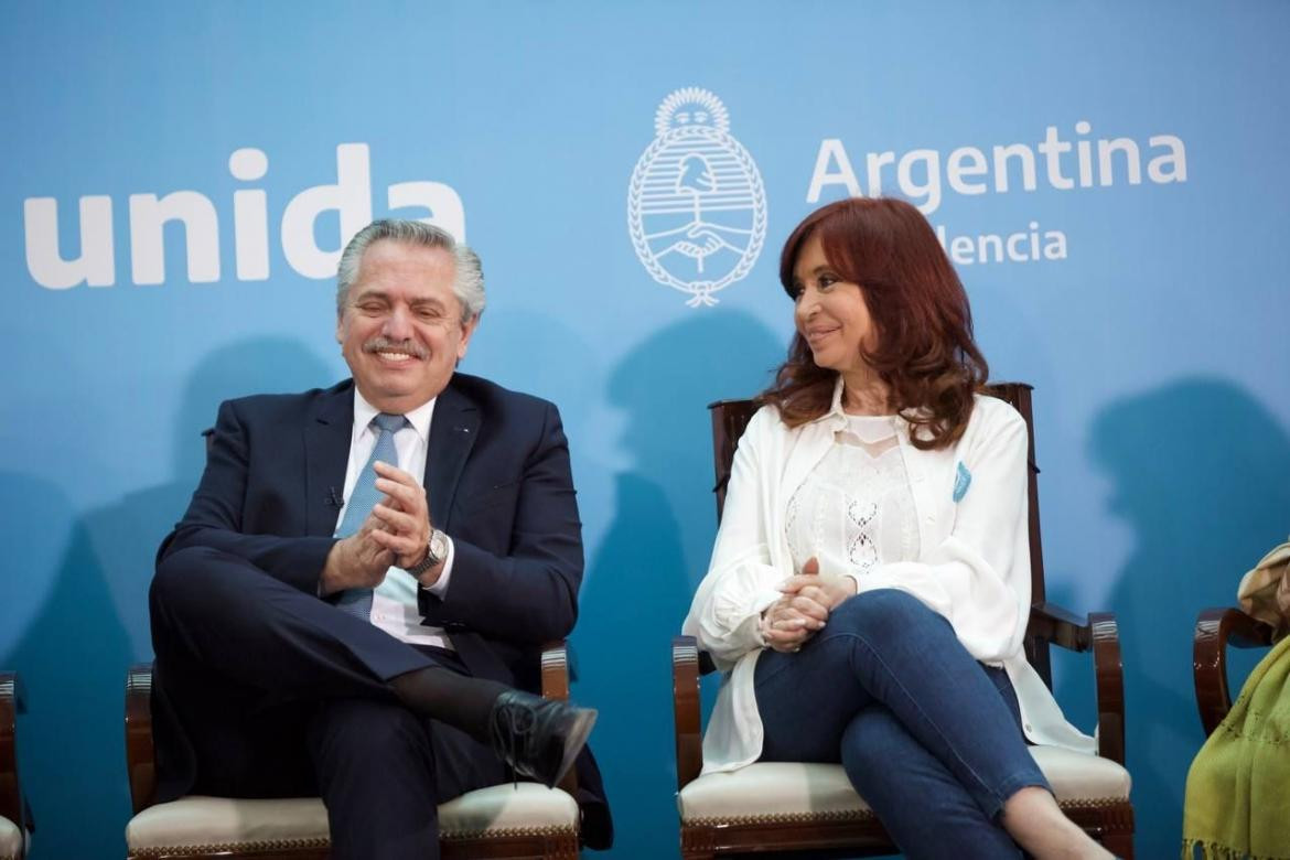 Alberto Fernández y Cristina Kirchner, Gobierno, NA