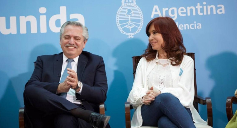 Alberto Fernández y Cristina Kirchner, Gobierno, NA