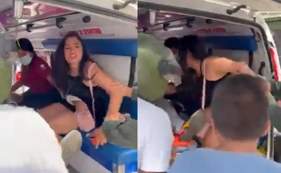 Mujer enfurecida con su novio atropellado por no darle la contraseña del celular