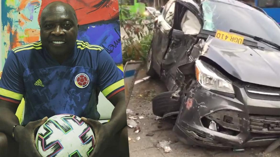 Accidente del exfutbolista Freddy Rincón en Colombia.