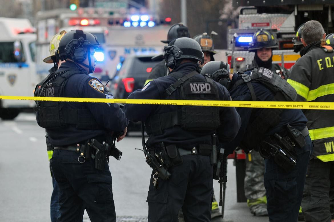 Tiroteo en subte de Nueva York, disparos, heridos, foto AFP