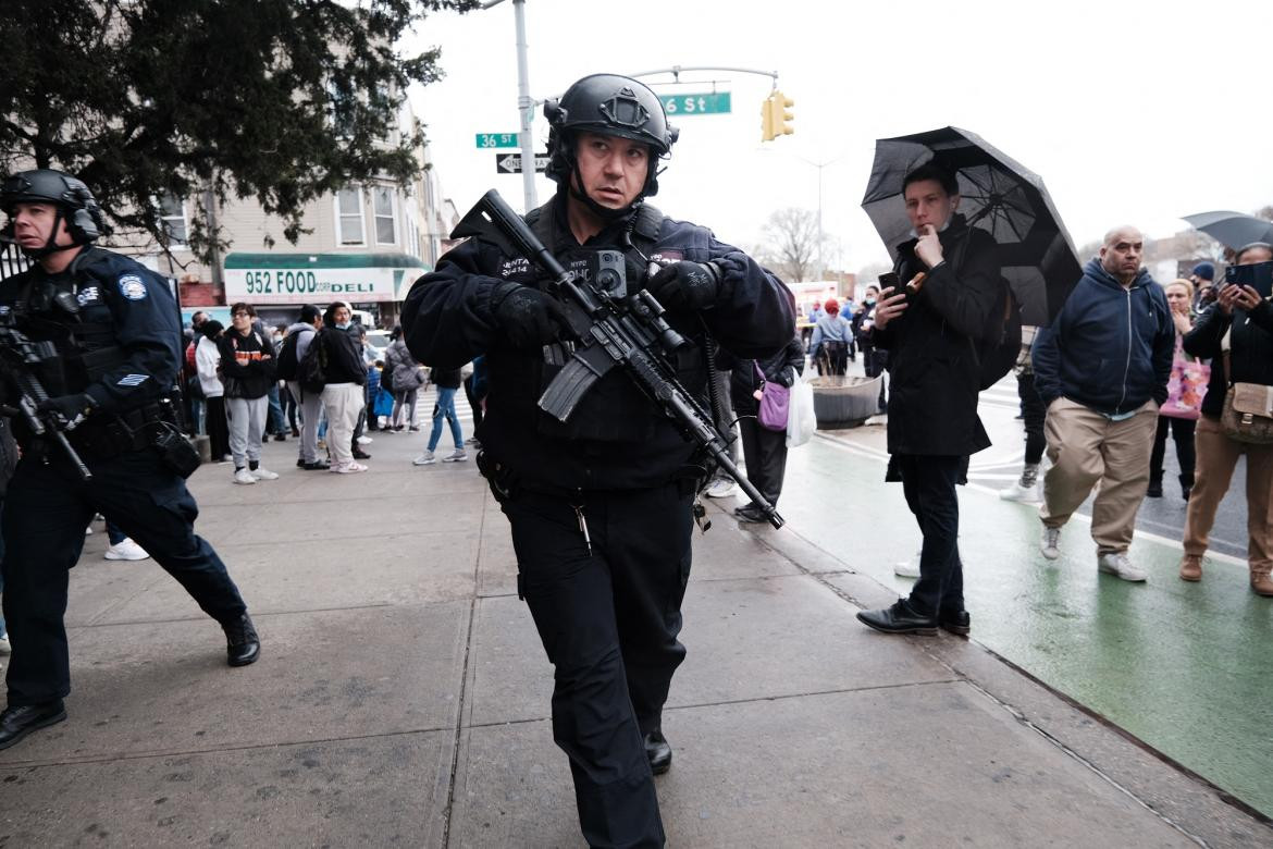 Tiroteo en subte de Nueva York, disparos, heridos, foto AFP