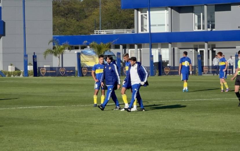 Agustín Almendra, Boca, foto NA