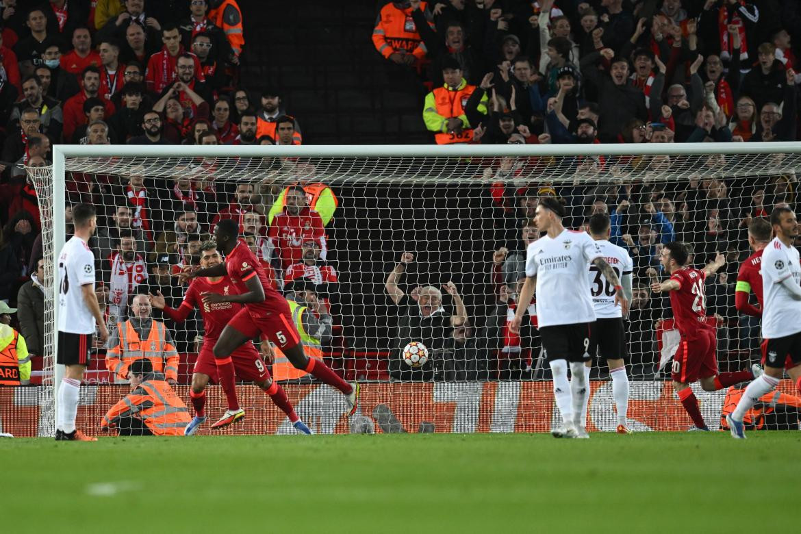 Champions League, Liverpool vs. Befica, AGENCIA AFP