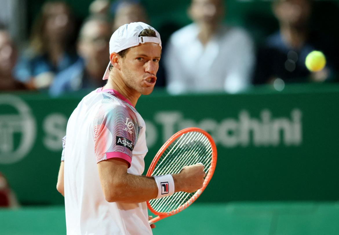 Diego Schwartzman en Montecarlo, REUTERS